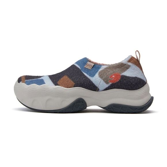 UIN Women's Walking Shoes Slip On Sneaker (COLORED STONE TRACK TOLEDO V) No Box - Picture 6 of 11